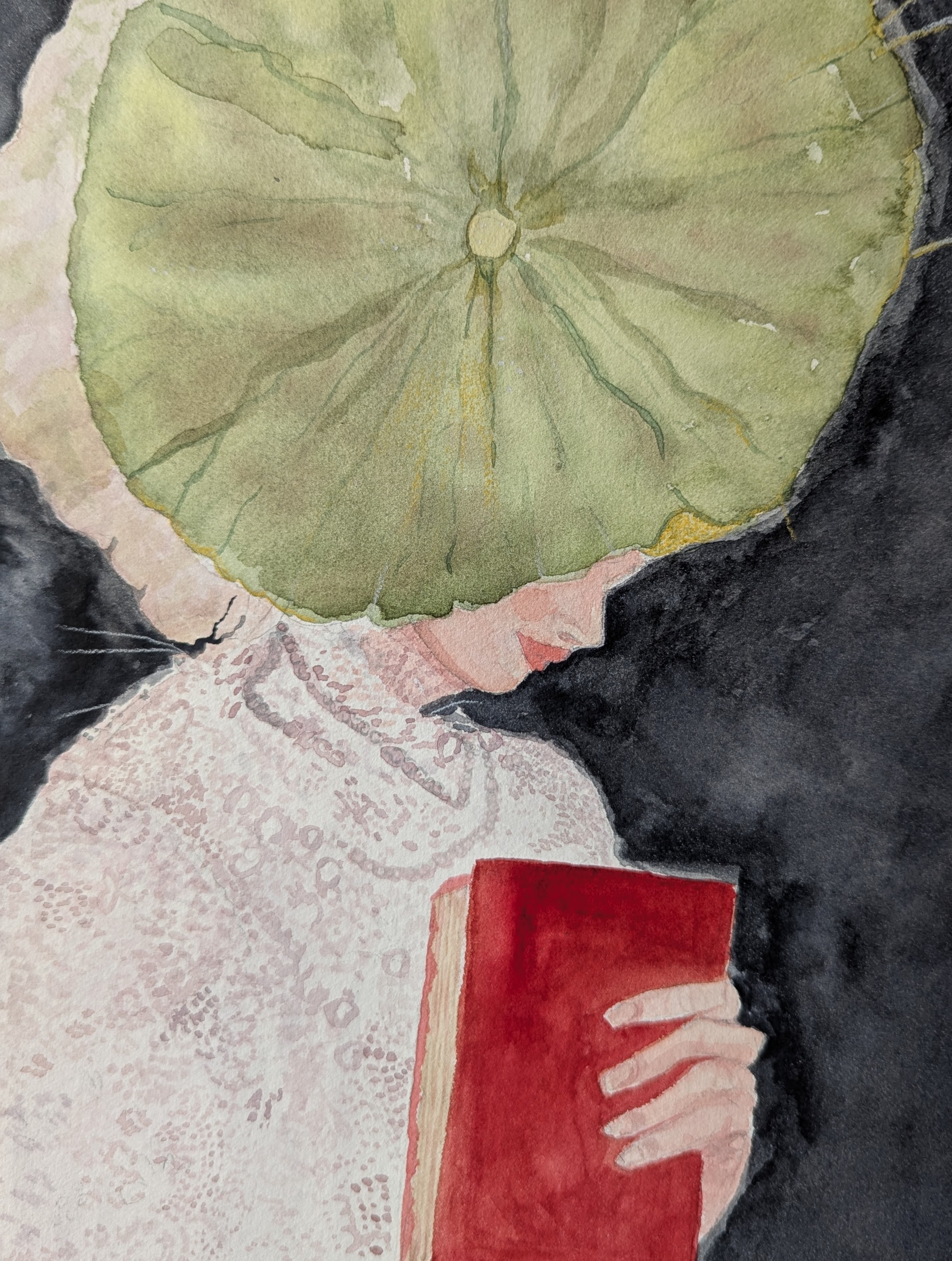 Abstract watercolor art